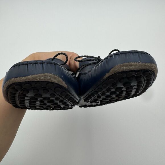 Tod\'s Calf Gommino Driving Shoes Loafers Men\'s Navy Blue Size 7 Bow Tie Italy main image 9